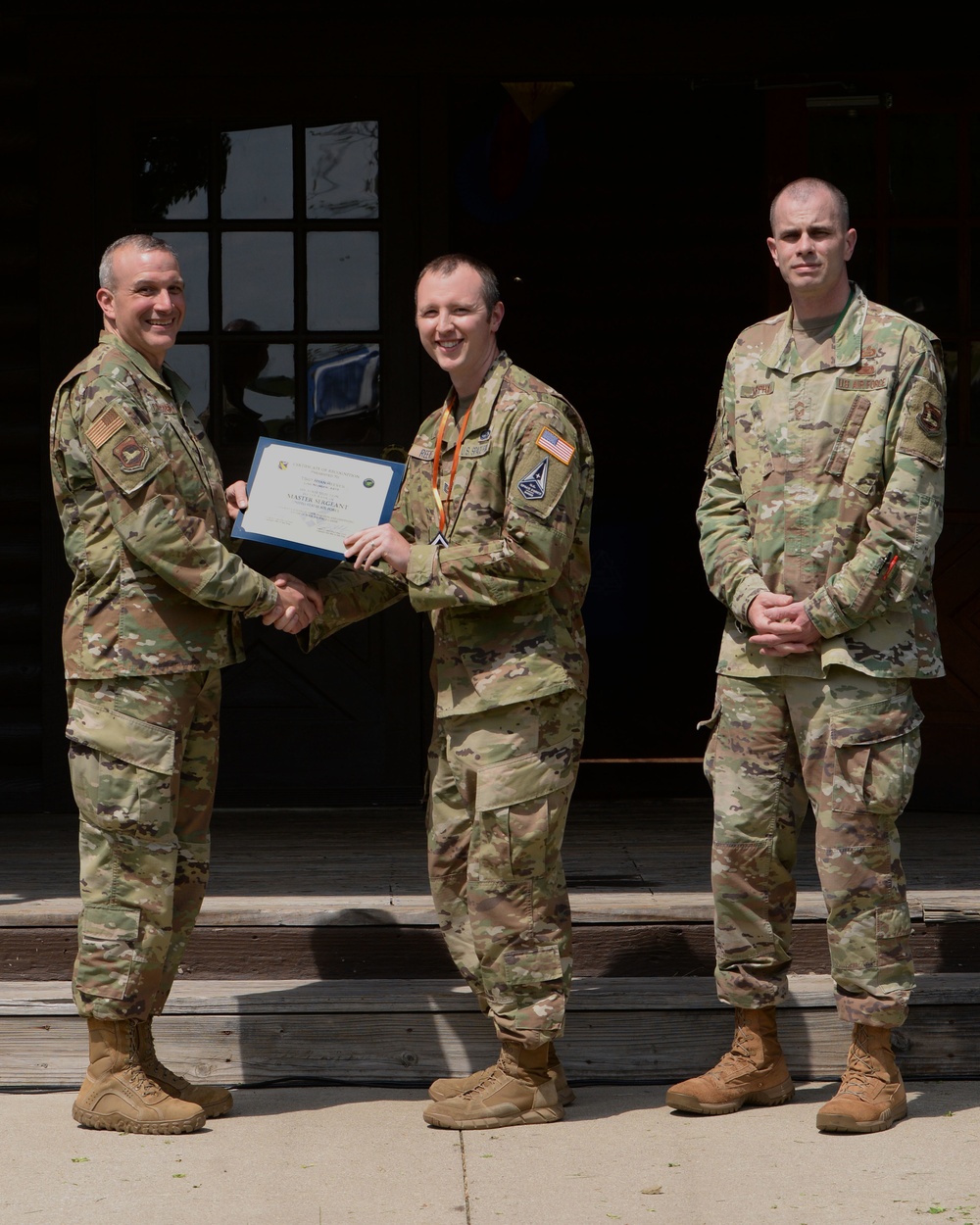 U.S. Air Force Master Sergeant selects named at Wright-Patt party.
