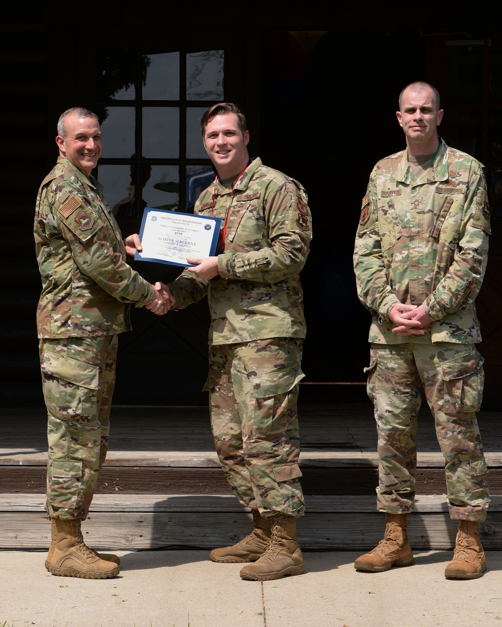 U.S. Air Force Master Sergeant selects named at Wright-Patt party.