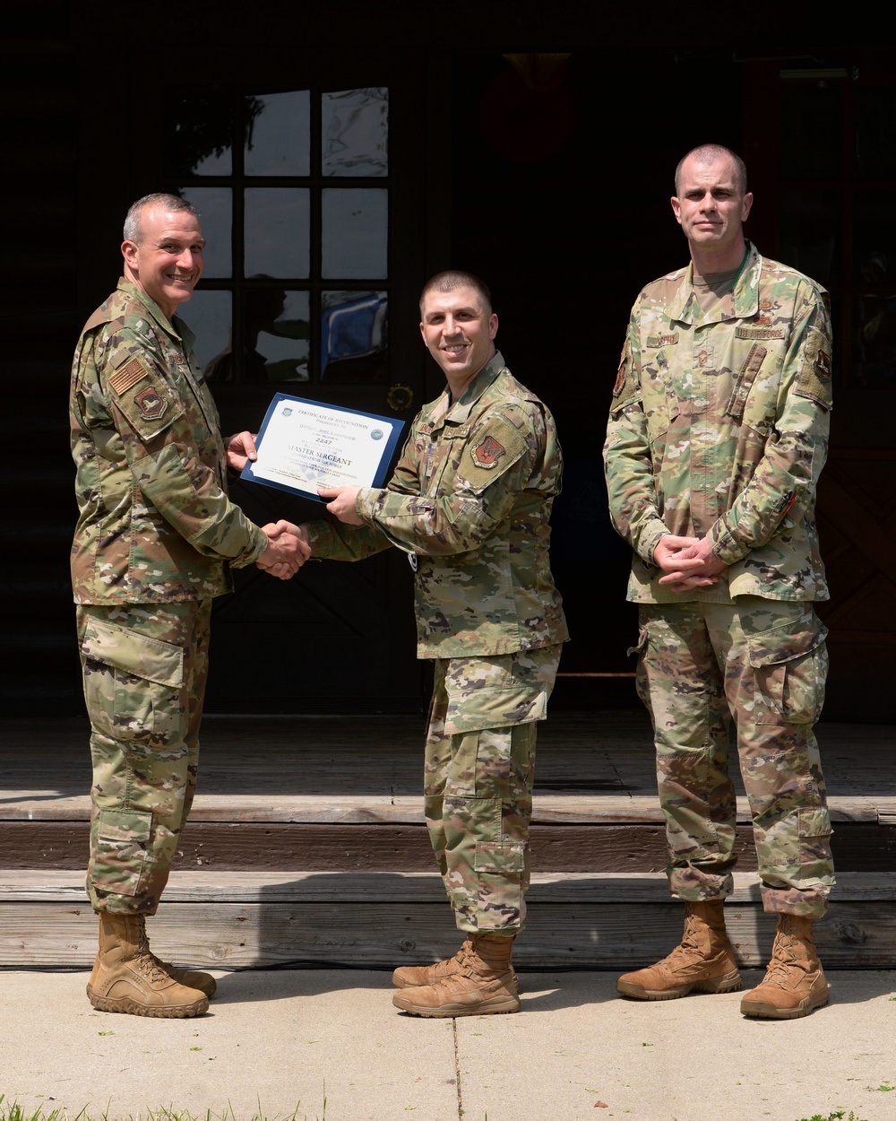 U.S. Air Force Master Sergeant selects named at Wright-Patt party.