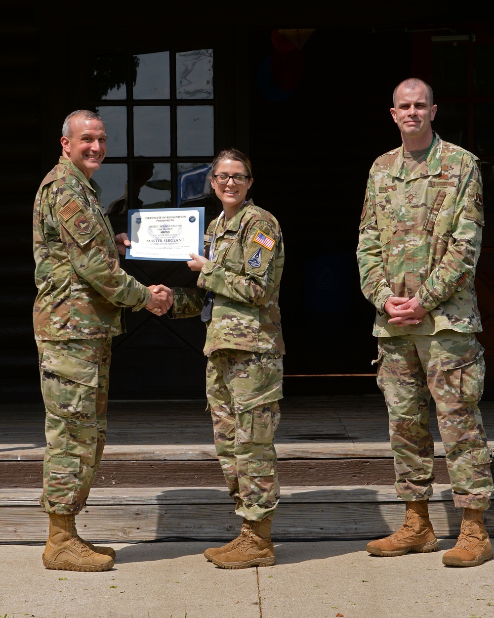 U.S. Air Force Master Sergeant selects named at Wright-Patt party.