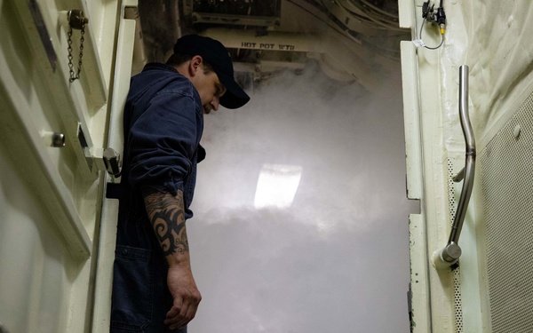 USS Sioux City Sailor Test Air Flow and Ventilation