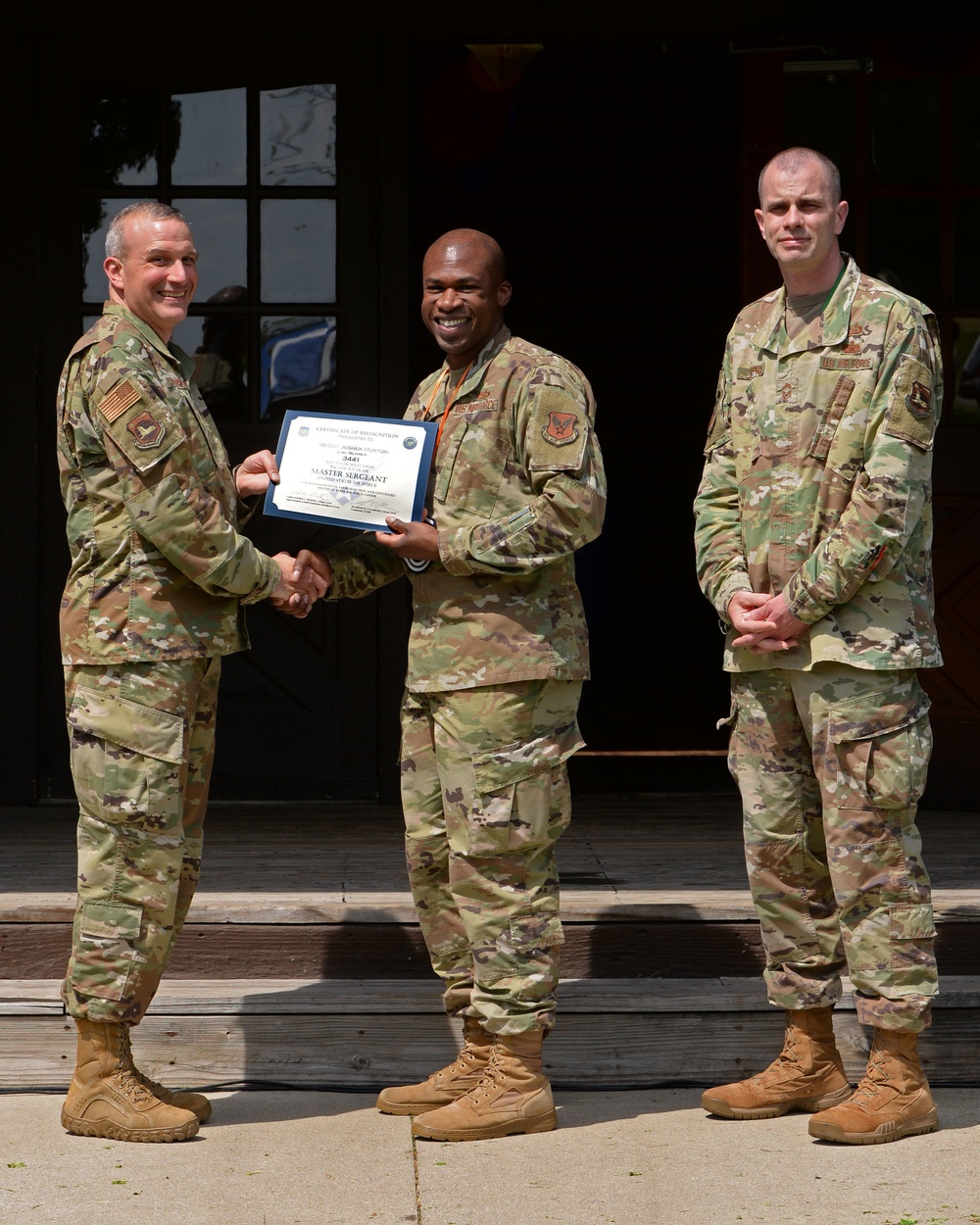 U.S. Air Force Master Sergeant selects named at Wright-Patt party.