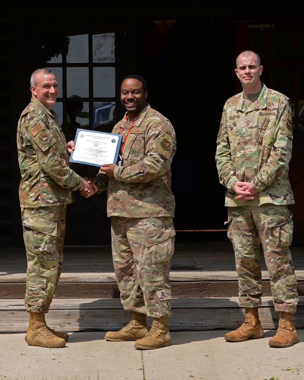 U.S. Air Force Master Sergeant selects named at Wright-Patt party.