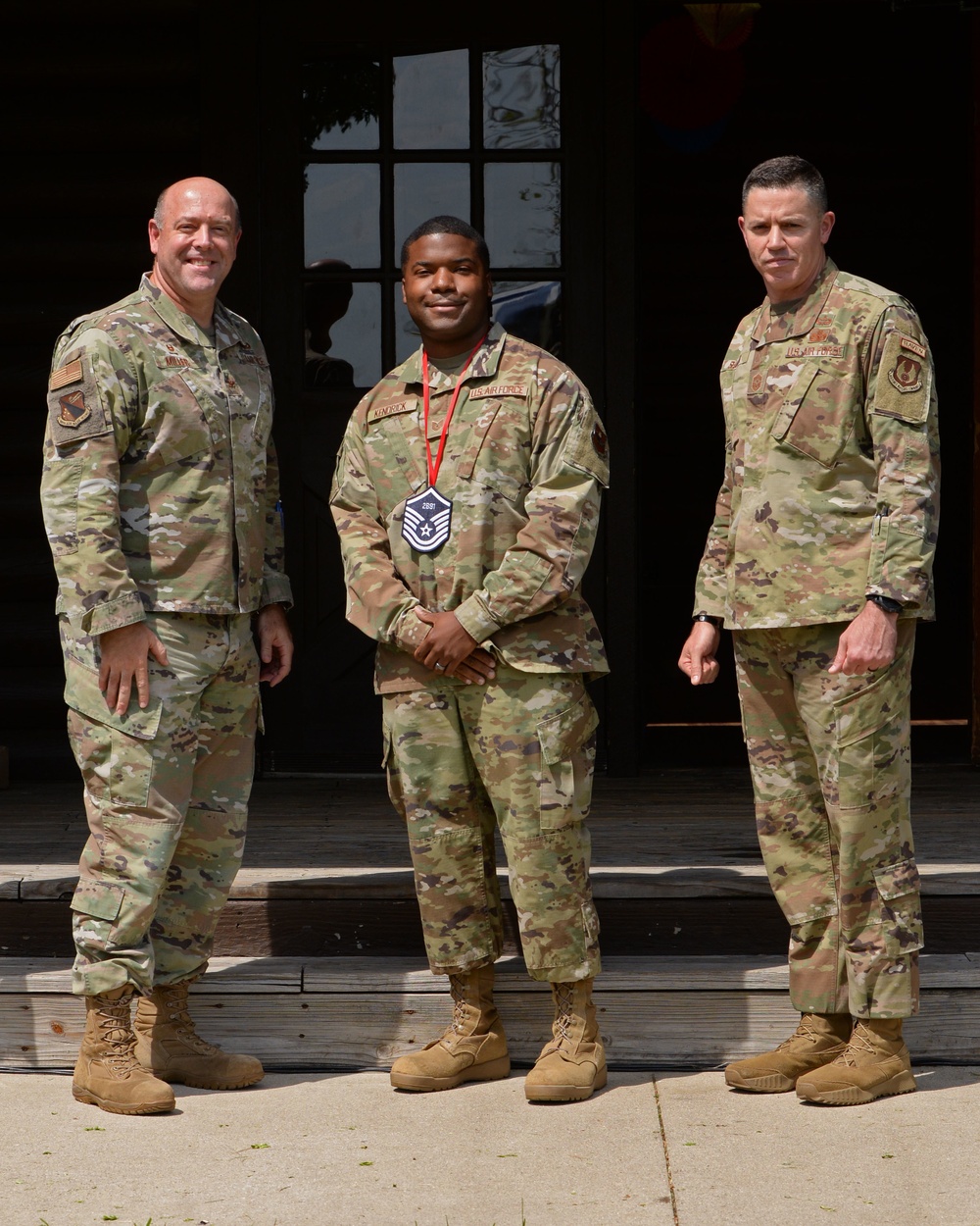 U.S. Air Force Master Sergeant selects named at Wright-Patt party.