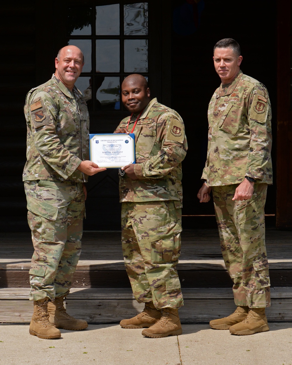 U.S. Air Force Master Sergeant selects named at Wright-Patt party.
