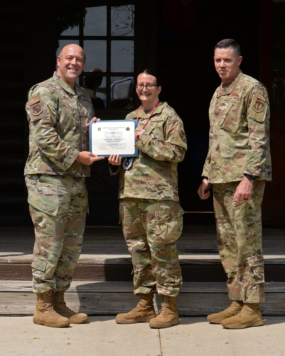 U.S. Air Force Master Sergeant selects named at Wright-Patt party.
