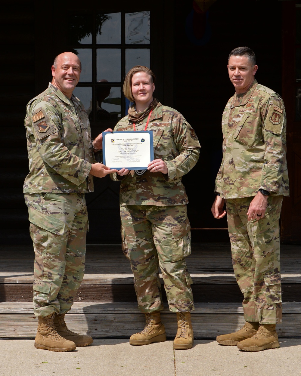 U.S. Air Force Master Sergeant selects named at Wright-Patt party.