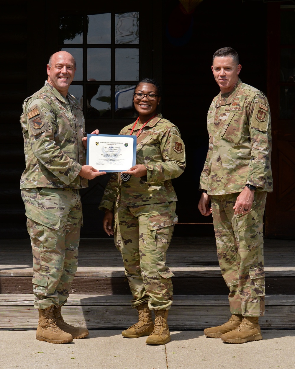 U.S. Air Force Master Sergeant selects named at Wright-Patt party.