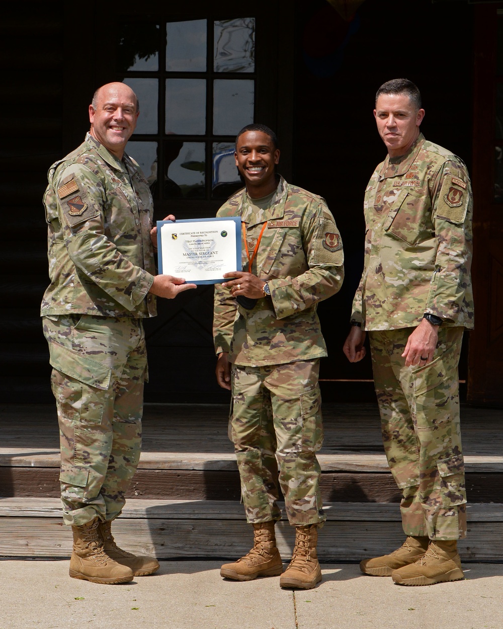 U.S. Air Force Master Sergeant selects named at Wright-Patt party.
