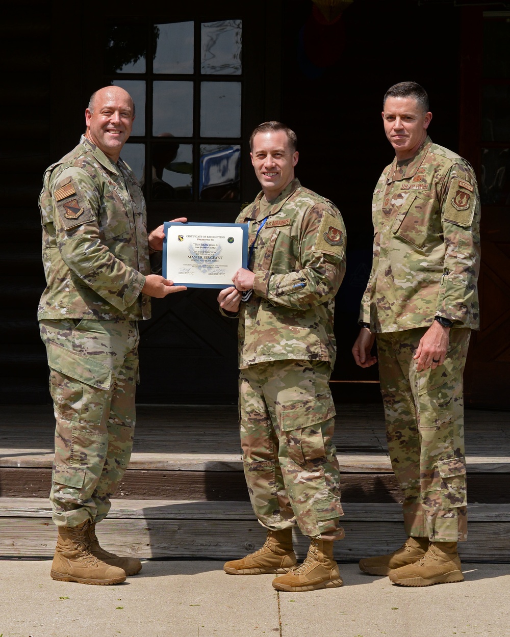 U.S. Air Force Master Sergeant selects named at Wright-Patt party.