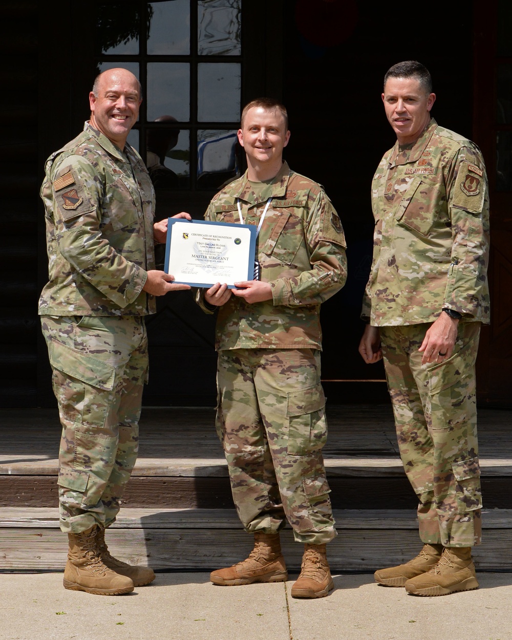 U.S. Air Force Master Sergeant selects named at Wright-Patt party.