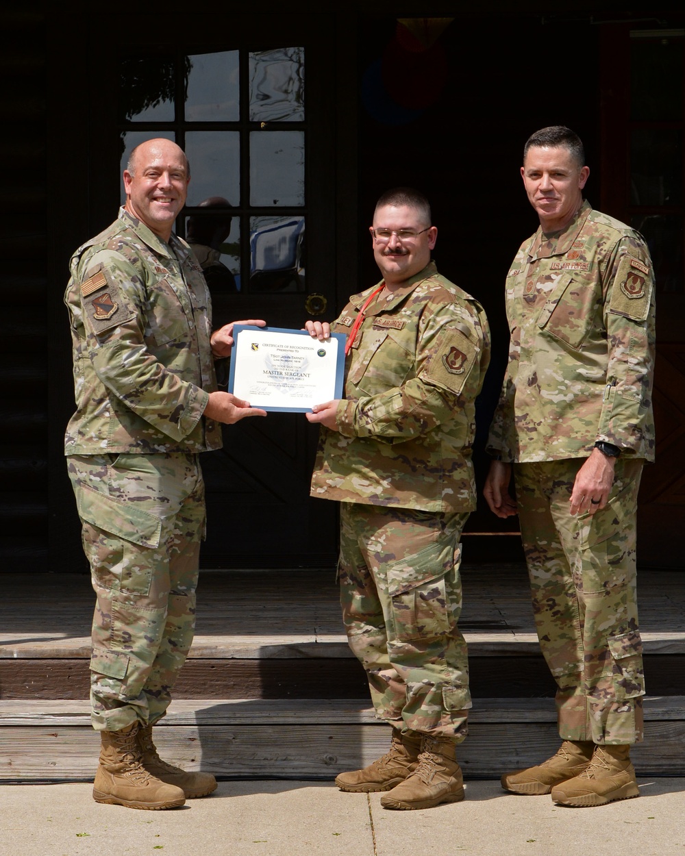 U.S. Air Force Master Sergeant selects named at Wright-Patt party.