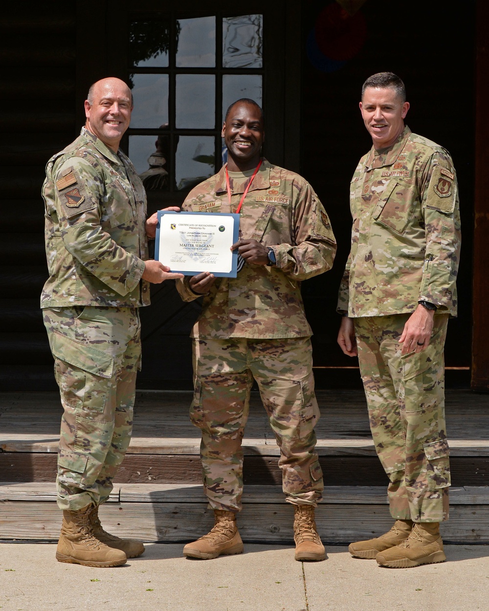 U.S. Air Force Master Sergeant selects named at Wright-Patt party.