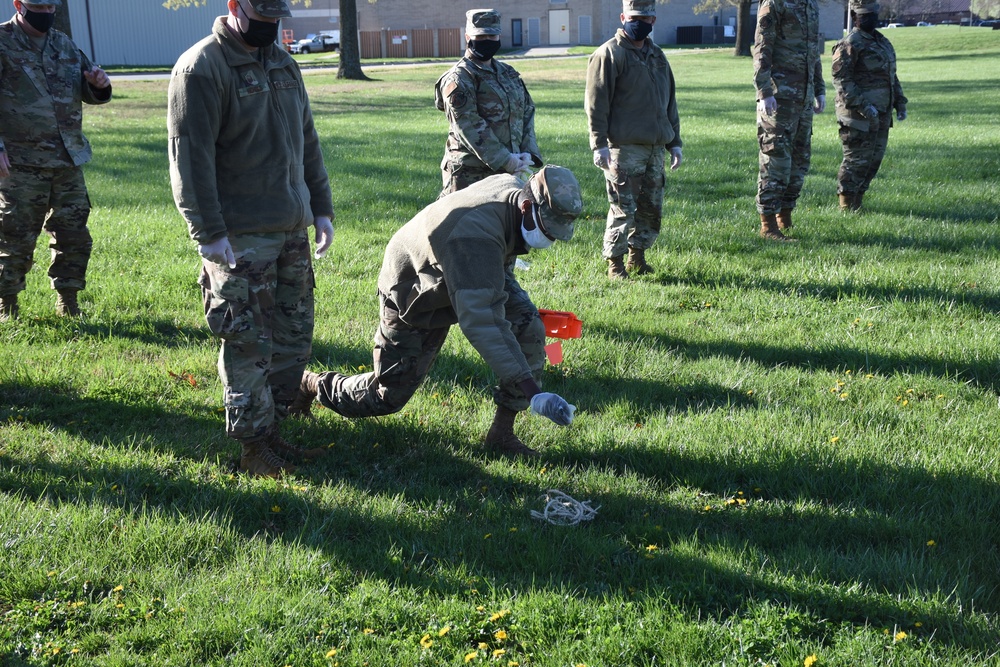 442d Force Support Squadron conduct search and recovery training