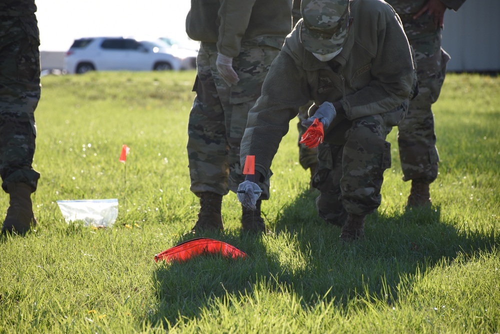 442d Force Support Squadron conduct search and recovery training