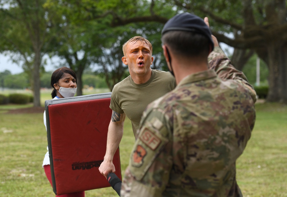 Defenders receive OC spray training