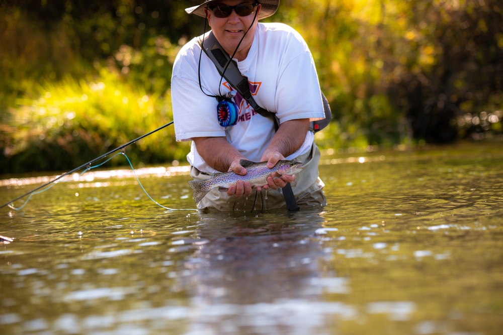 DVIDS - News - Hooked on Fly-Fishing, Healing and Helping Others