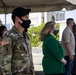 Ribbon cutting ceremony for helicopter landing pad in Tegucigalpa