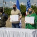 Ribbon cutting ceremony for helicopter landing pad in Tegucigalpa