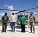 Ribbon cutting ceremony for helicopter landing pad in Tegucigalpa