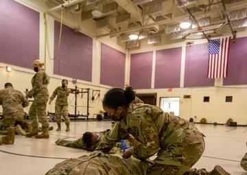 Soldiers Train at Camp Smith