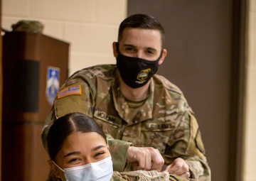 Soldiers Train at Camp Smith