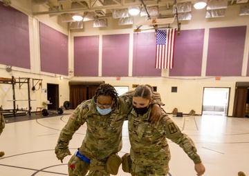 Soldiers Train at Camp Smith