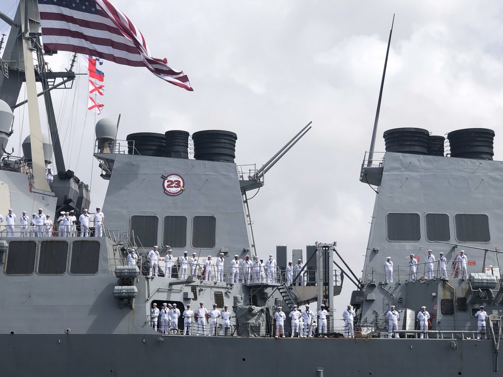 USS Russell Returns to Home Port