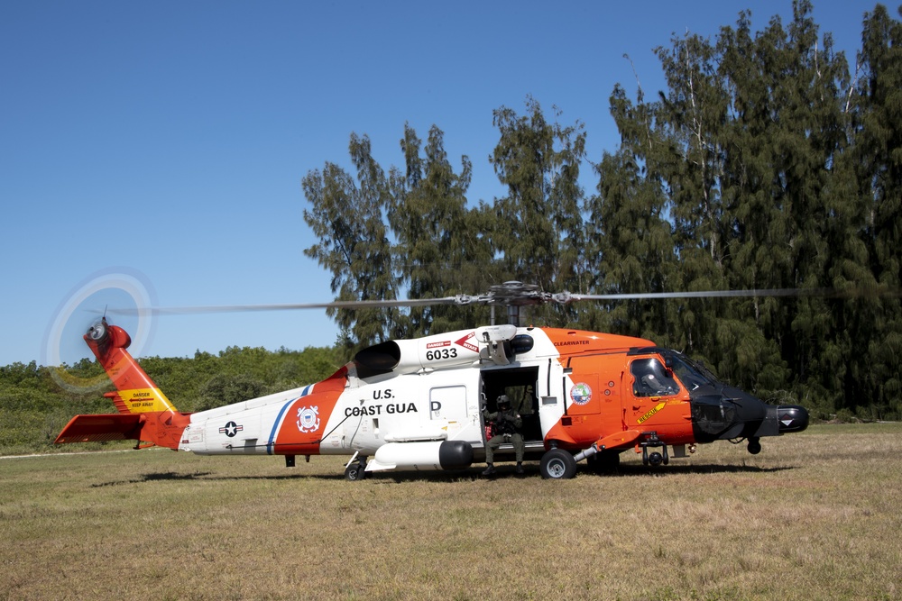 Coast Guard MH-60T Crew Conducts Training