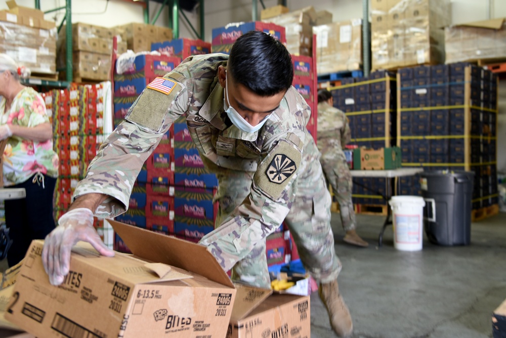 AZNG assists local food bank