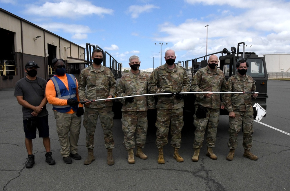 U.S. Air Force Expeditionary Center visit to 735th AMS