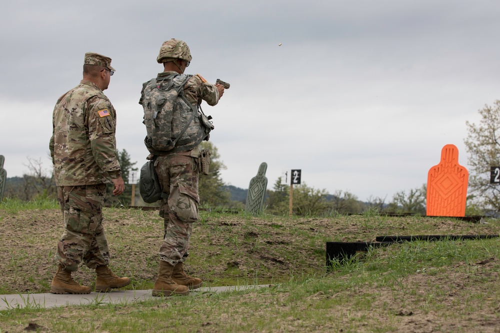 2021 U.S. Army Reserve Best Warrior Competition- M17 Range