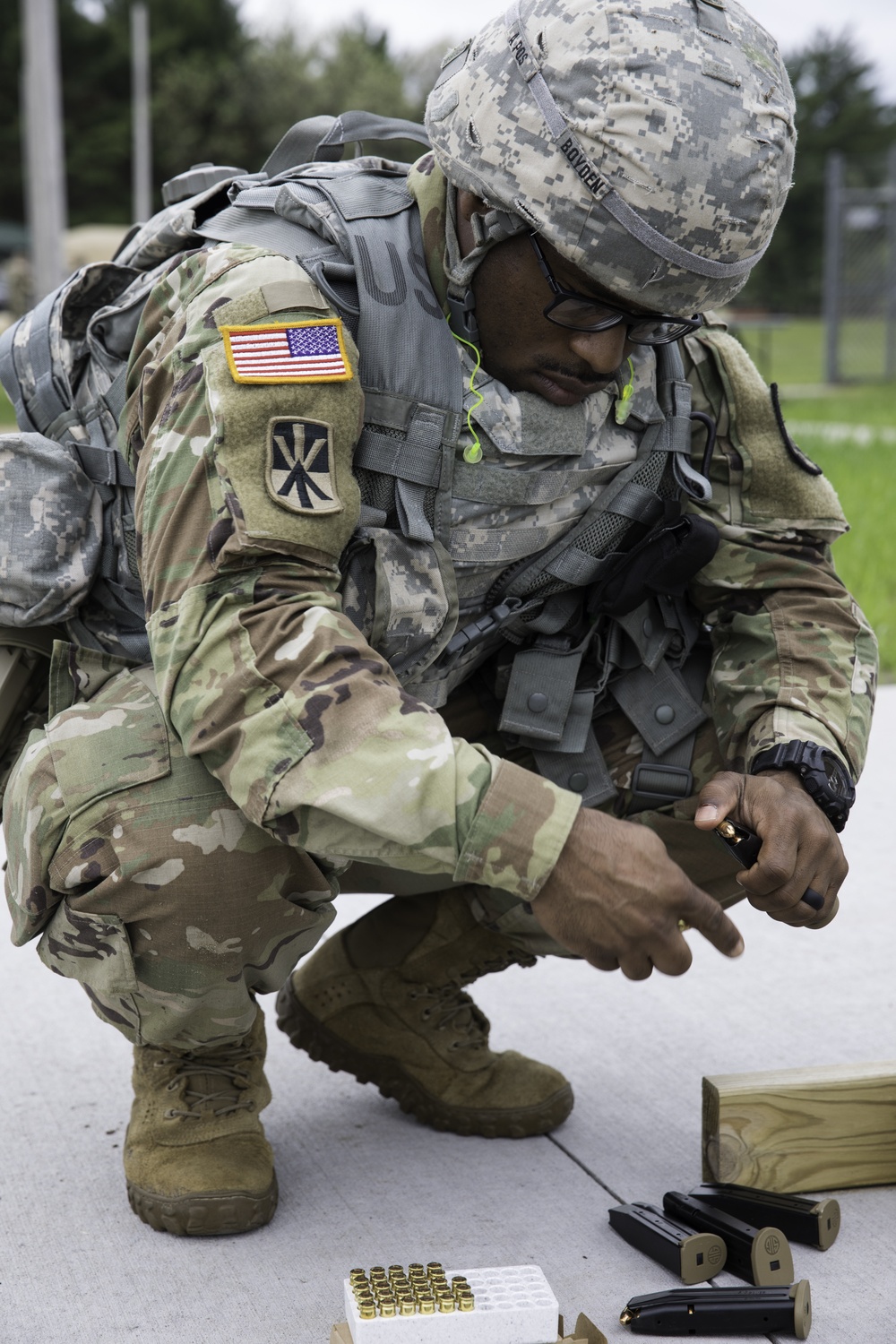 2021 U.S. Army Reserve Best Warrior Competition- M17 Range