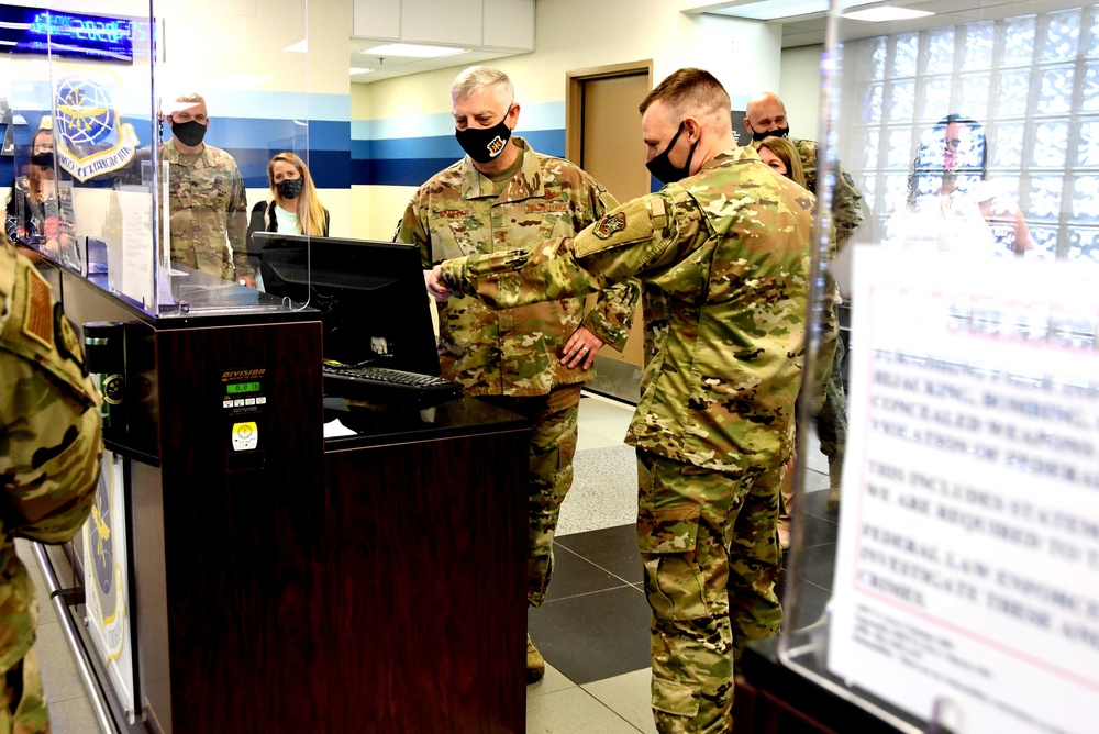 U.S. Air Force Expeditionary Center visit to 735th AMS