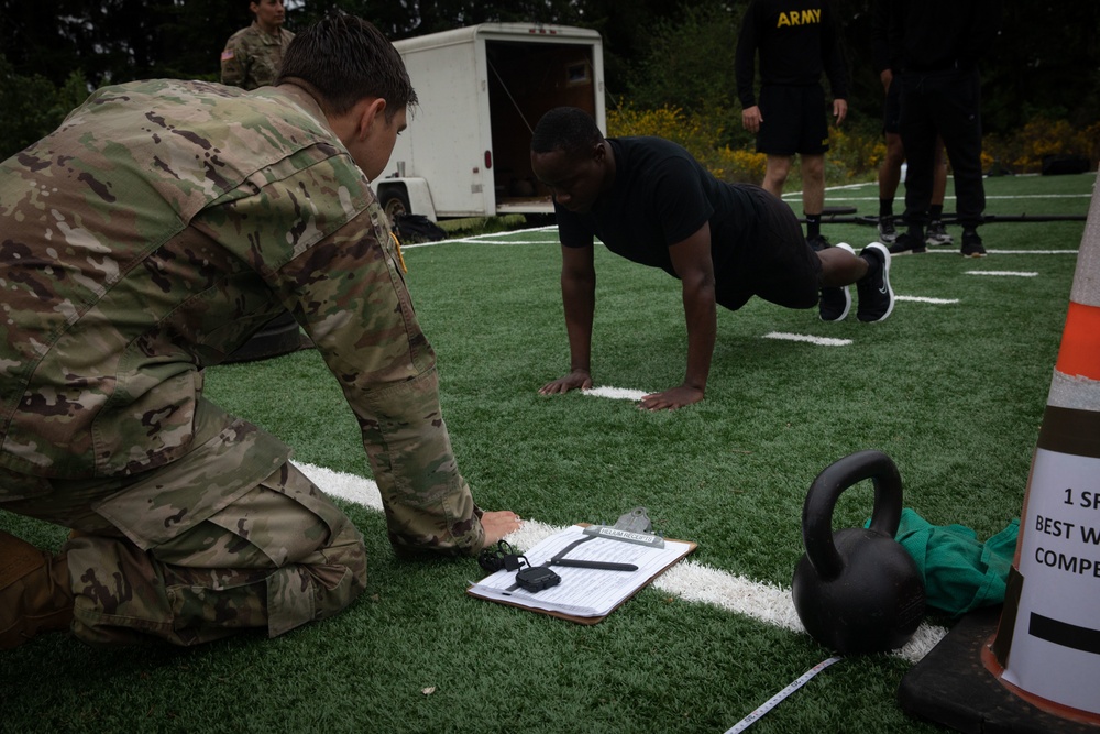 1st SFG (A) Soldiers compete in 2021 Best Warrior Competition