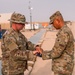 Task Force Phoenix 640th ASB lower the Colors at Retreat