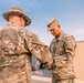 Task Force Phoenix 640th ASB lower the Colors at Retreat