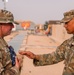 Task Force Phoenix 640th ASB lower the Colors at Retreat