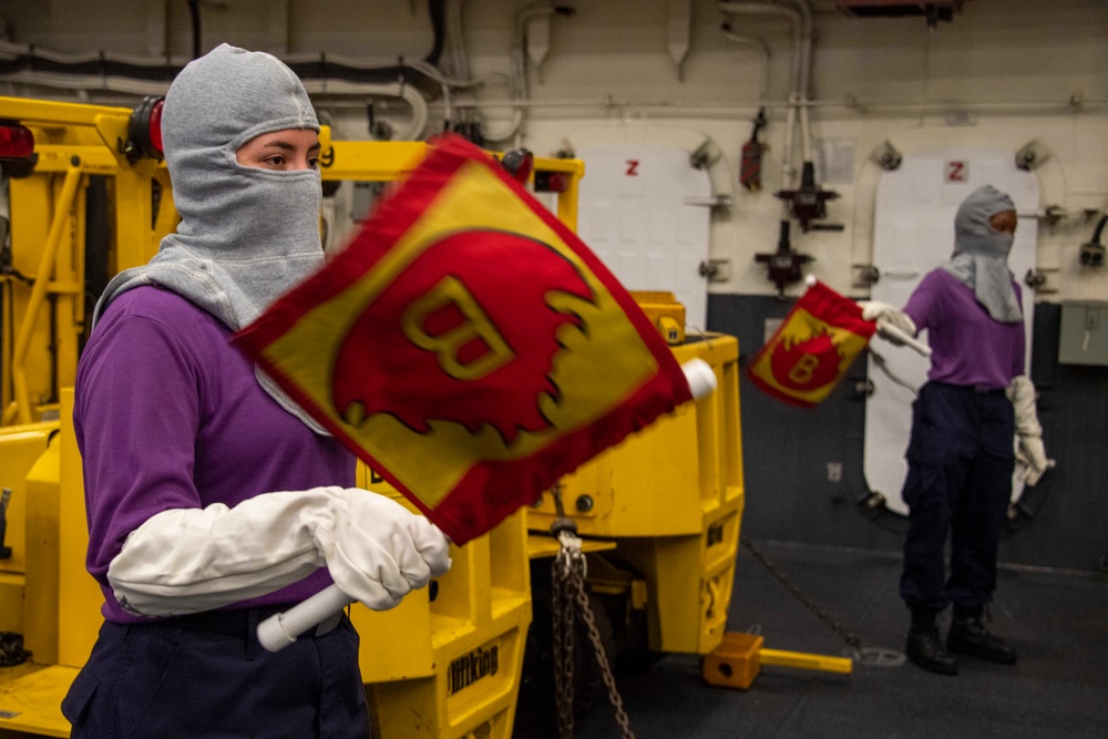 USS America conducts general quarters drill