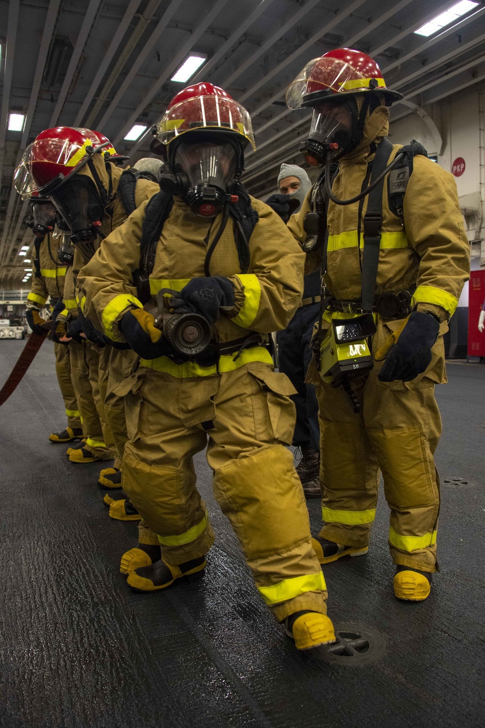 USS America conducts general quarters drill