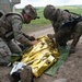 Spanish Soldiers assigned to the VII Brigade BRILAT treat a simulated casualty during Exercise Steadfast Defender 2021 in Romania. More than 270 Spanish troops deployed to Romania in support of the exercise