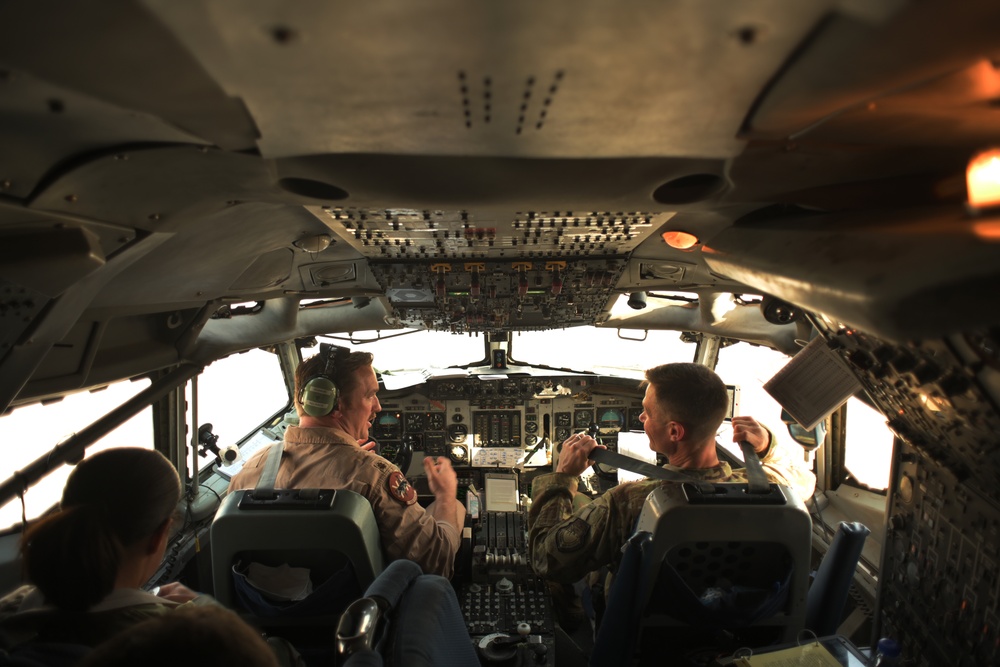 E-3 Sentry crew participates in Desert Mirage exercise