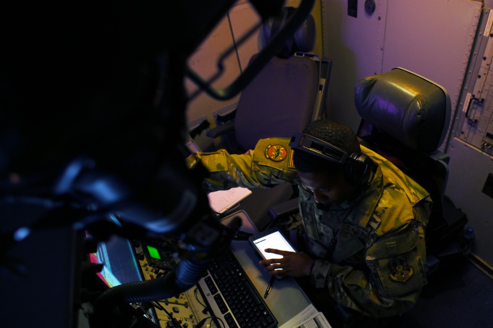 E-3 Sentry crew participates in Desert Mirage exercise