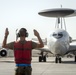 AWACS E-3 Sentry takes off in support of Desert Mirage III