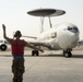 AWACS E-3 Sentry takes off in support of Desert Mirage III