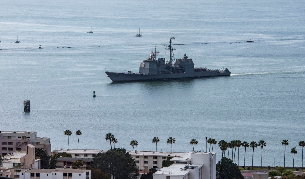 USS Bunker Hill Returns From Deployment