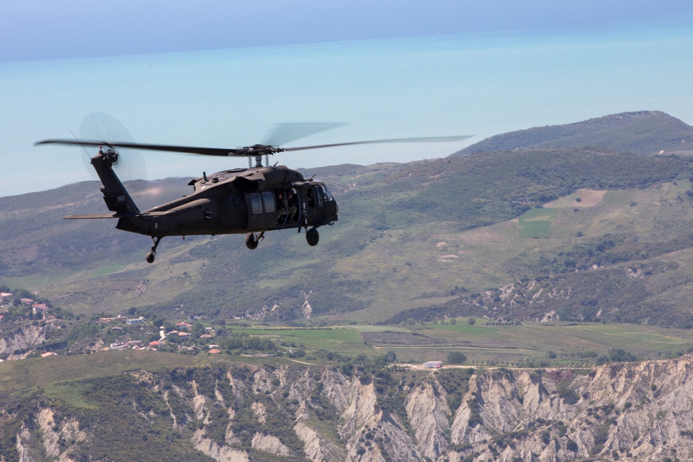 DEFENDER-Europe 21: Skies over Albania