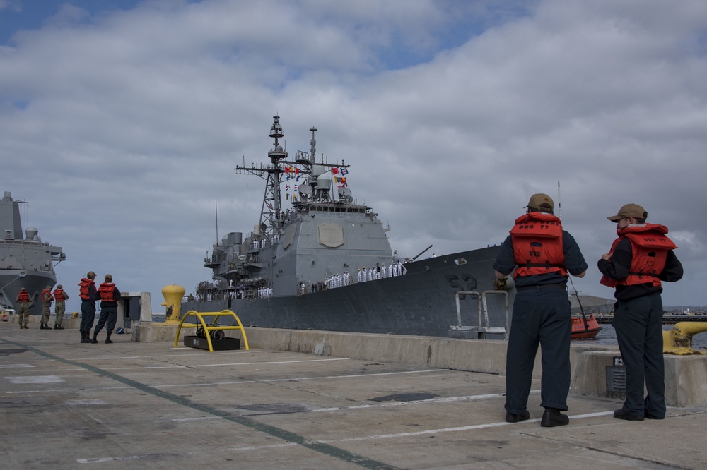 USS Bunker Hill Returns from Deployment