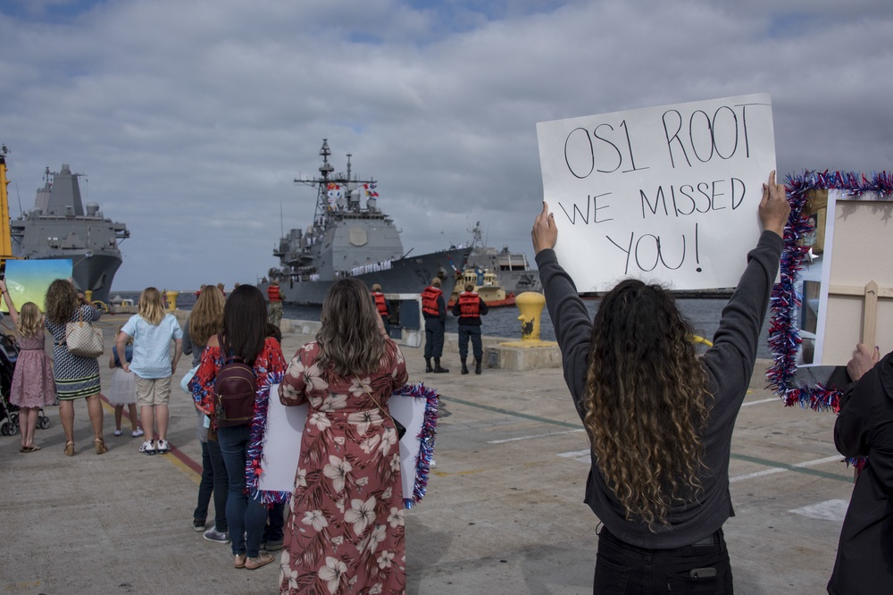 USS Bunker Hill Returns from Deployment