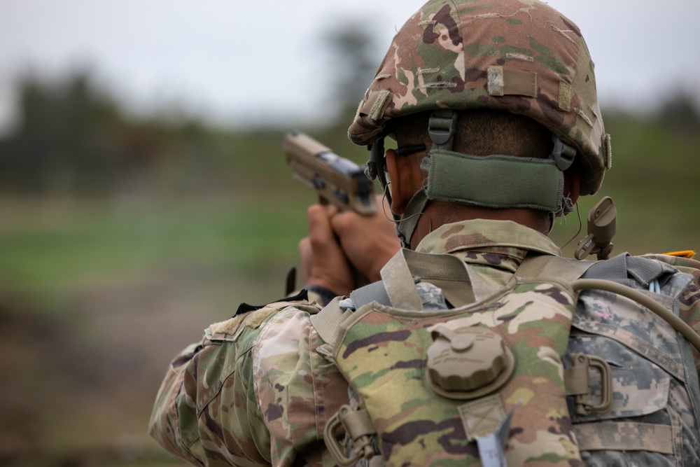 2021 U.S. Army Reserve Best Warrior Competition - M17 Pistol Qualification